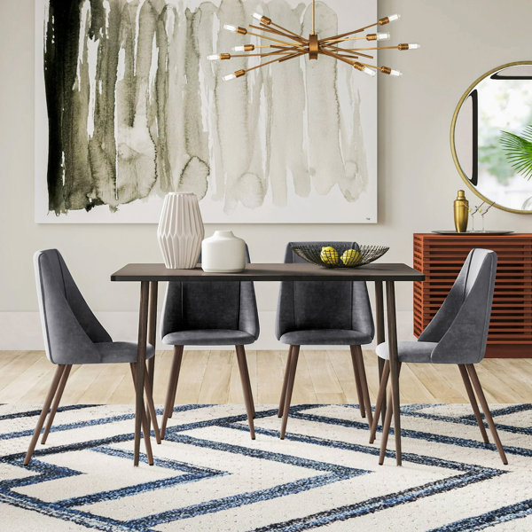 Badillo 5 piece dining set gray new arrivals